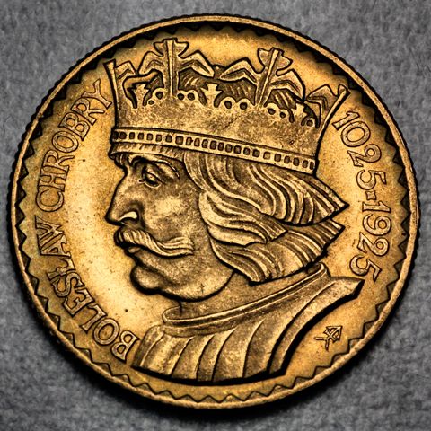 20 Zloty Goldmünze Boleslaw I 1925