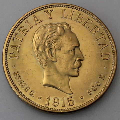 20 Pesos Goldmünze Kuba