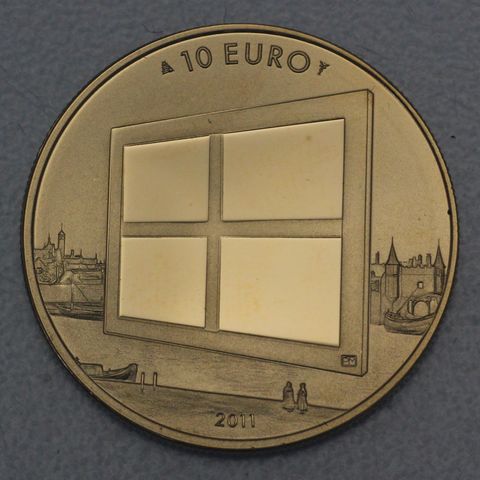 Goldmünze 10 Euro Niederlande 2011 Beatrix