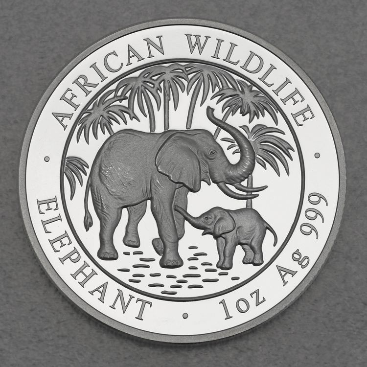 1oz Silbermünze Somalia Elefant 2007