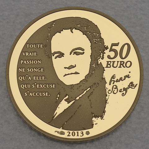 Goldmünze 50 Euro Frankreich 2013 - Julien Sorel