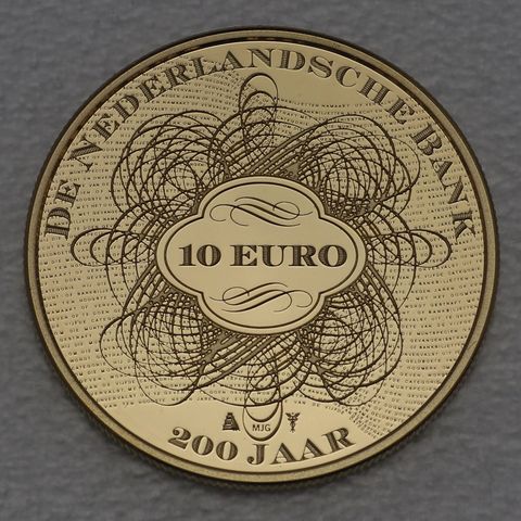 Goldmünze 10 Euro Niederlande 2014 Bank der Niederlande