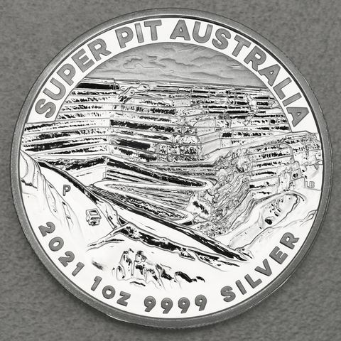 Silbermünze 1oz Australien Super Pit 2021