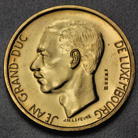 20 Francs Luxemburg 1980 Jean Grand Dux de Luxembourg