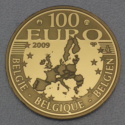 100 Euro Belgien Goldmünze 2009 Albert + Paola