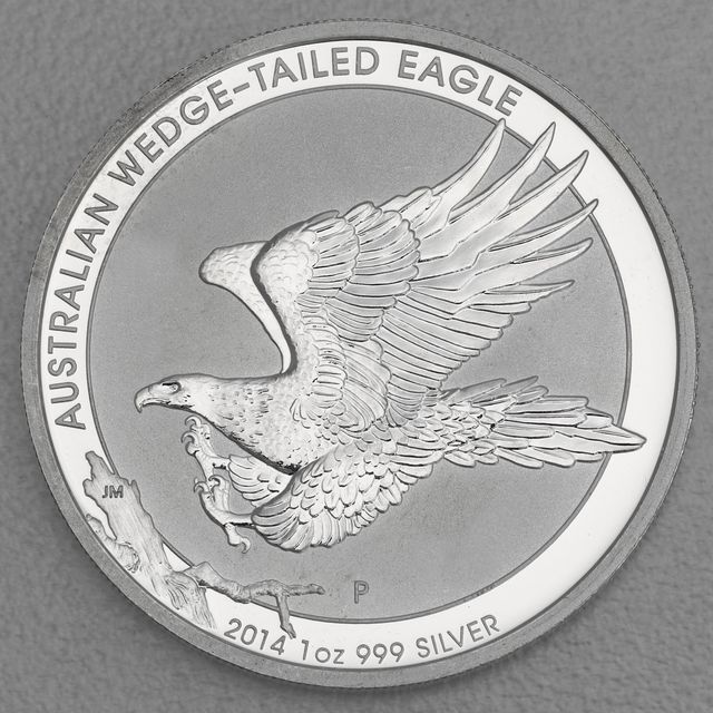 Silbermünze 1oz Australian Wedge-Tailed Eagle 2014