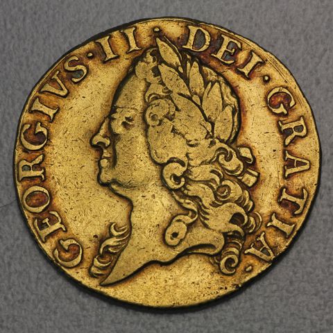 1 Guinea Goldmünze 1748 Georg II