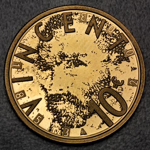 Goldmünze 10 Euro Niederlande 2003 Van Gogh