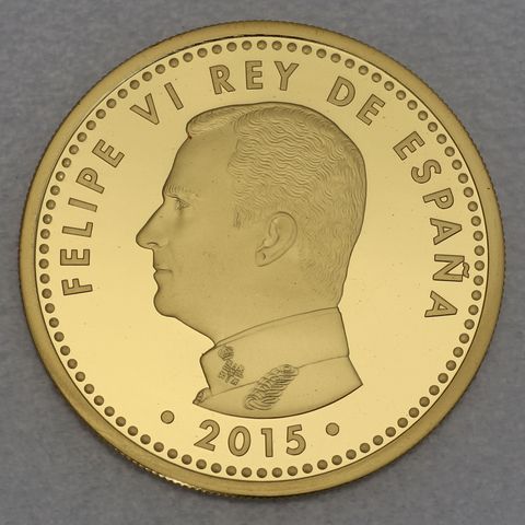 Goldmünze 200 Euro Spanien 2015 70 Jahre Frieden