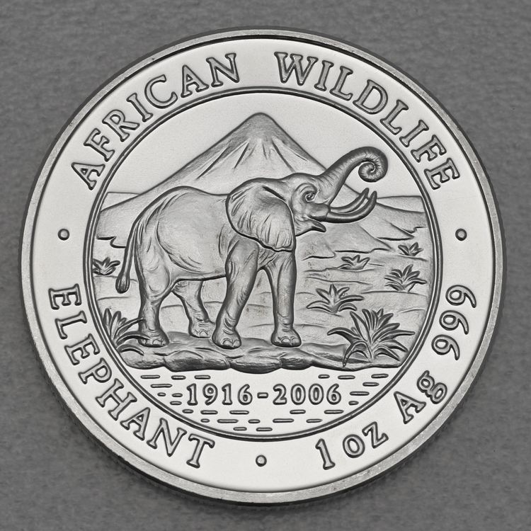 1oz Silbermünze Somalia Elefant 2006