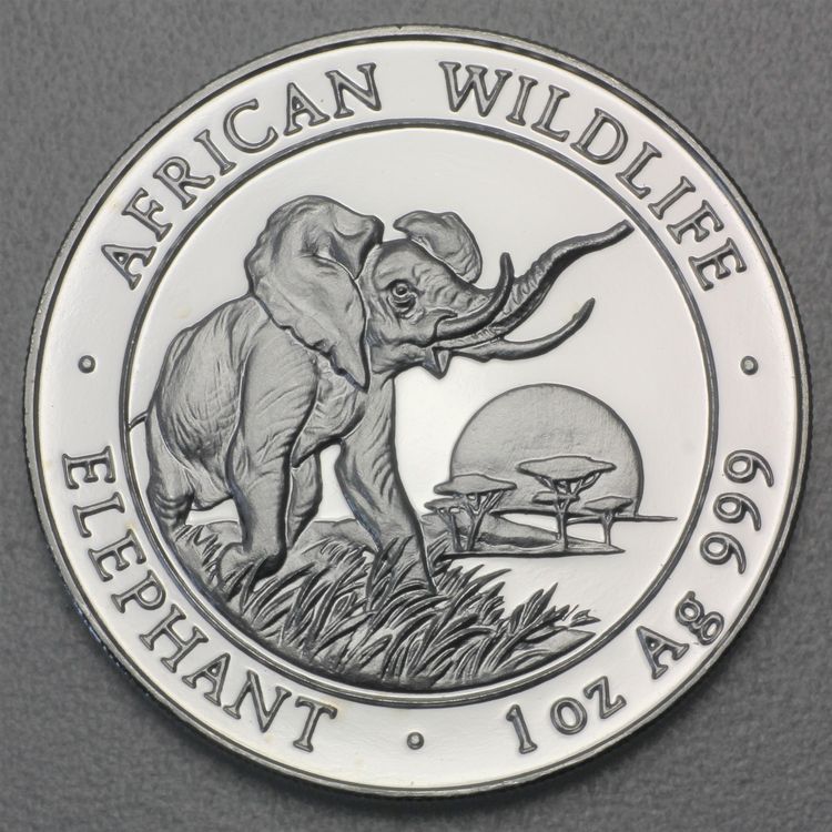 1oz Silbermünze Somalia Elefant 2009