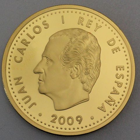 Goldmünze 200 Euro Spanien 2009 Philipp II.