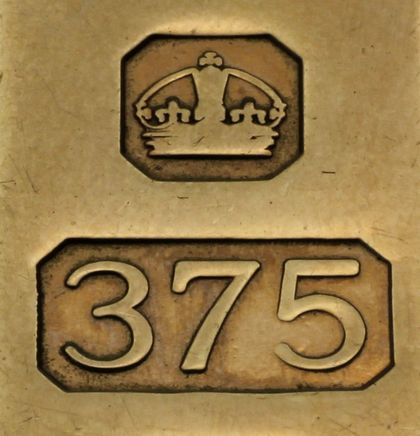 375er Gelbgoldstempel