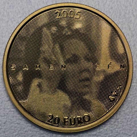 Goldmünze 20 Euro Niederlande 2005