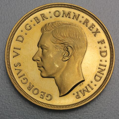 Georg VI Double Sovereign 1937