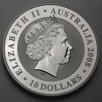 10oz Koala Silbermünze = 10 Australische Dollars