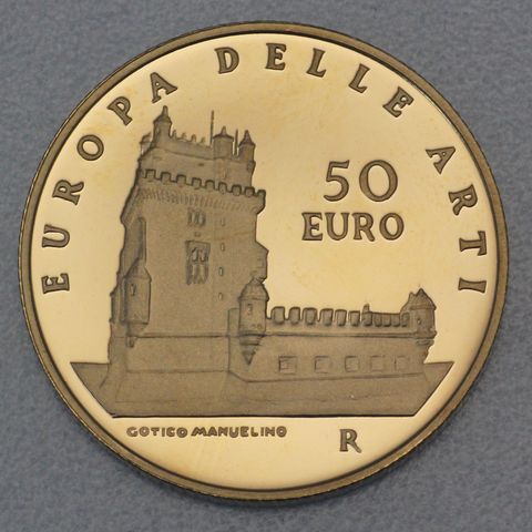 50 Euro Goldmünze Italien 2008 Gotico Manuelino