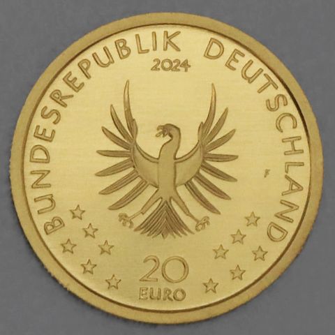 Goldmünze 20 Euro, Biber 2024