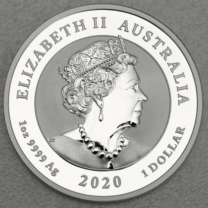 1oz Silbermünze "Quokka" 2020, Queen Elizabeth II