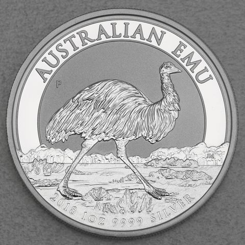 Silbermünze 1oz Australian Emu 2018