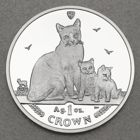 Silbermünze 1oz Isle of Man Cats 2014 - Snowshoe Cat