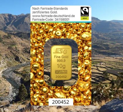 Fairtrade Goldbarren