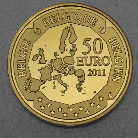 50 Euro Goldmünzen Belgien 2011 Roald Amundsen