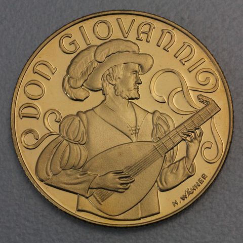 500 Schilling Goldmünze Österreich 1991 Wolfgang Amedeus Mozart Don Giovanni