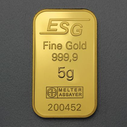 5g Fairtrade Goldbarren