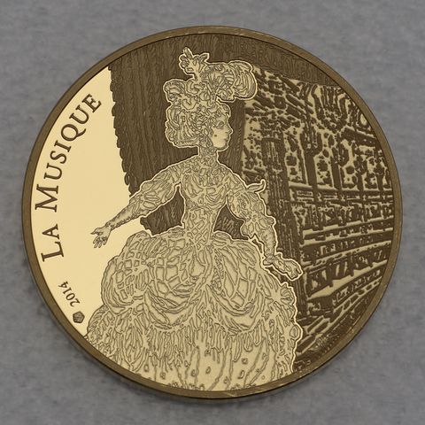 Goldmünze 50 Euro Frankreich 2014 - Rameau