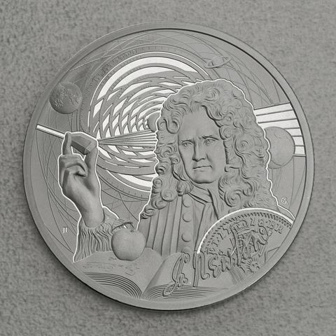 Silbermünze 1oz Niue "Icons of Inspiration" - 2022 Isaac Newton