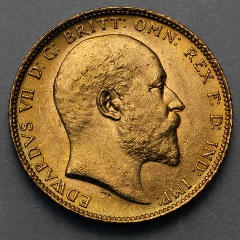 Sovereign Münze König Eduard VII