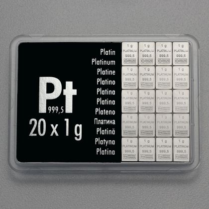 20g Platin CombiBar™ Tafelbarren