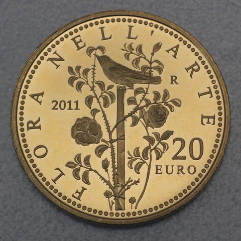 20 Euro Goldmünze Italien 2011 Flora Nell'Arte