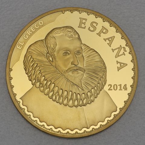 Goldmünze 400 Euro Spanien 2014 El Greco