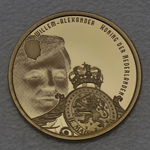 Goldmünze 10 Euro Niederlande 2015 Van Nelle Fabrik