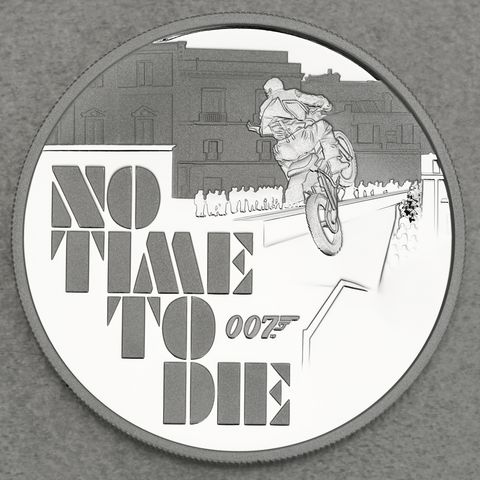 Silbermünze 1oz James Bond 2020 - NO TIME TO DIE