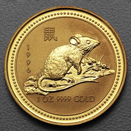 Lunar I, 1oz Goldmünze, Maus, 1996