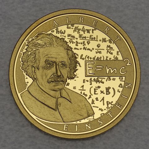 50 Euro Goldmünzen Belgien 2016 Albert Einstein