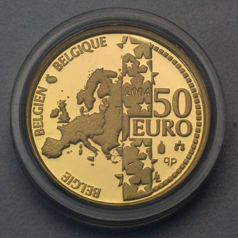 50 Euro Goldmünzen Belgien 2004 König Albert II.