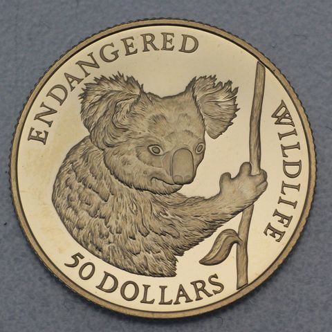 50 Dollar Cook Island Wildlife 1991 Koala