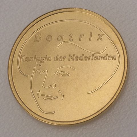 Goldmünze 10 Euro Niederlande 2004 EU-Erweiterung