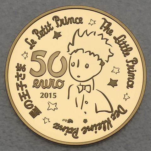 Goldmünze 50 Euro Frankreich 2015 - Le Petit Prince