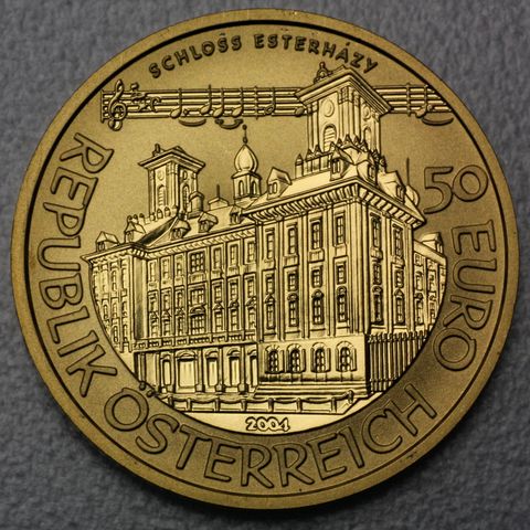 Goldmünze 50 Euro Österreich 2004 - Joseph Haydn - Große Komponisten