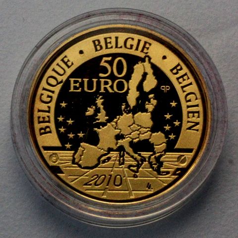 50 Euro Goldmünzen Belgien 2010 Afrikanisches Museum