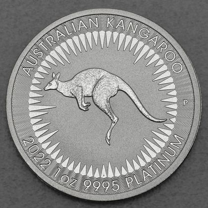 1oz Platinmünze, Australian Kangaroo 2022