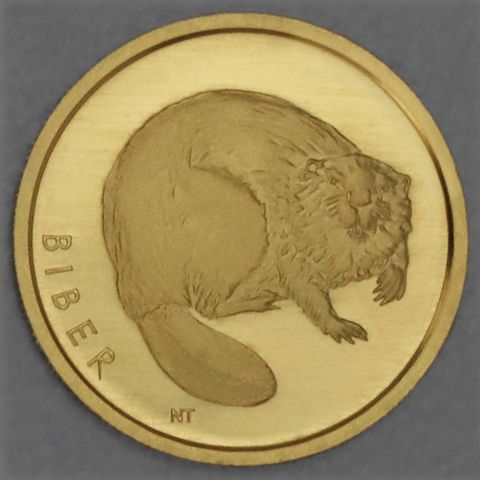 Goldmünze 20 Euro, Biber 2024