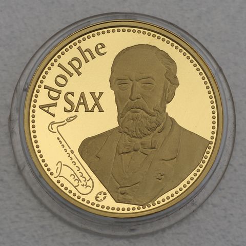 50 Euro Goldmünzen Belgien 2014 Adolphe Sax