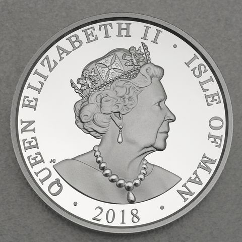 Silbermünze 1oz Isle of Man Noble 2018