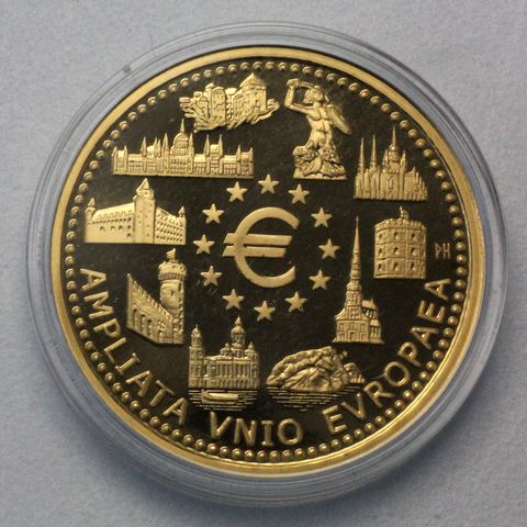 100 Euro Goldmünzen Belgien 2004 EU Erweiterung